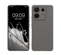 kwmobile Custodia Compatibile con Xiaomi Redmi Note 13 Pro 5G / Poco X6 5G Cover - Back Case per Smartphone in Silicone TPU - Protezione Gommata - stone dust