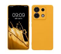 kwmobile Custodia Compatibile con Xiaomi Redmi Note 13 Pro 5G / Poco X6 5G Cover - Back Case per Smartphone in Silicone TPU - Protezione Gommata - mango