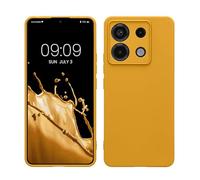 kwmobile Custodia Compatibile con Xiaomi Redmi Note 13 Pro 5G / Poco X6 5G Cover - Back Case per Smartphone in Silicone TPU - Protezione Gommata - miele