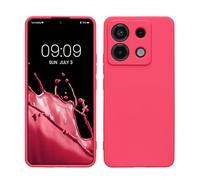 kwmobile Custodia Compatibile con Xiaomi Redmi Note 13 Pro 5G / Poco X6 5G Cover - Back Case per Smartphone in Silicone TPU - Protezione Gommata - rosa shocking