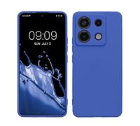 kwmobile Custodia Compatibile con Xiaomi Redmi Note 13 Pro 5G / Poco X6 5G Cover - Back Case per Smartphone in Silicone TPU - Protezione Gommata - blu baltico