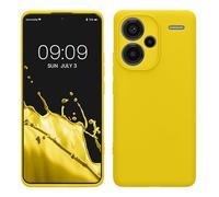kwmobile Custodia Compatibile con Xiaomi Redmi Note 13 Pro+ 5G / Redmi Note 13 Pro Plus 5G Cover - Back Case per Smartphone in Silicone TPU - Protezione Gommata - giallo radiante
