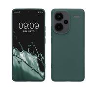 kwmobile Custodia Compatibile con Xiaomi Redmi Note 13 Pro+ 5G / Redmi Note 13 Pro Plus 5G Cover - Back Case per Smartphone in Silicone TPU - Protezione Gommata - verde blu