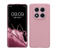 kwmobile Custodia Compatibile con Xiaomi Redmi Note 14 Pro 5G / Poco X7 Cover - Back Case per Smartphone in Silicone TPU - Protezione Gommata - rosa antico matt
