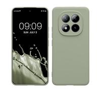 kwmobile Custodia Compatibile con Xiaomi Redmi Note 15 Pro 4G Cover - Back Case per Smartphone in Silicone TPU - Protezione Gommata - verde grigio