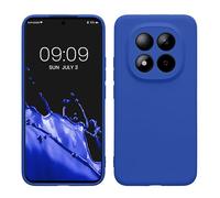 kwmobile Custodia Compatibile con Xiaomi Redmi Note 15 Pro+ 5G / Poco M8 Pro 5G Cover - Back Case per Smartphone in Silicone TPU - Protezione Gommata - blu baltico
