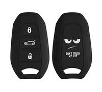 kwmobile Custodia Coprichiave Compatibile con Opel con 3 tasti Smartkey (Keyless Go) Cover - Copritelecomando Chiave Auto - Copri Chiavi Macchina Don't touch my Key
