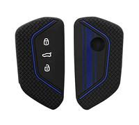kwmobile Custodia Coprichiave Compatibile con VW Golf 8 con 3 tasti Cover - Copritelecomando Chiave Auto - Copri Chiavi Macchina Strisce Rally