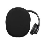 kwmobile Custodia Cuffie con Cerniera Compatibile con Anker Soundcore Q20i Cuffie - Case Cuffie Over Ear 20 x 16 cm - nero