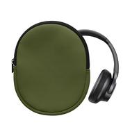 kwmobile Custodia Cuffie con Cerniera Compatibile con Anker Soundcore Q20i Cuffie - Case Cuffie Over Ear 20 x 16 cm - verde oliva