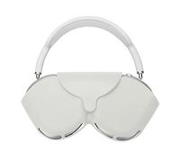 kwmobile Custodia Cuffie Over Ear Compatibile con Apple AirPods Max/AirPods Max 2 - Porta Cuffie Silicone - Cover Auricolari Over Ear bianco