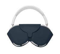 kwmobile Custodia Cuffie Over Ear Compatibile con Apple AirPods Max - Porta Cuffie Silicone - Cover Auricolari Over Ear ardesia scuro