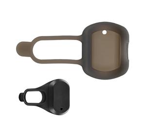 kwmobile Custodia Dispositivo Velocità Bici Compatibile con Garmin Speed Sensor 2 Case - Accessori Ciclismo - Silicone Resistente Acqua - grigio