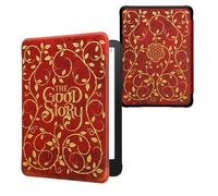 kwmobile Custodia eReader Compatibile con Amazon Kindle Paperwhite (2024)/Colorsoft Cover - eBook Reader Flip Case - giallo/arancione/rosso - C'era una volta