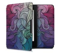 kwmobile Custodia eReader Compatibile con Amazon Kindle Paperwhite Cover - eBook Reader Flip Case - fucsia/blu/verde - Gioco di Colore