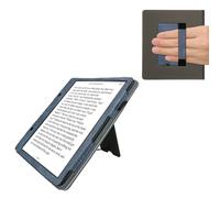 kwmobile Custodia eReader Compatibile con Amazon Kindle Scribe (2022/2024) Cover - Cover eBook Pelle PU con Chiusura Magnetica Stand Cinturino Mano e Porta Carte