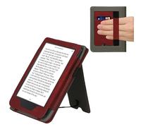 kwmobile Custodia eReader Compatibile con Kobo Clara 2E Cover - Cover eBook Pelle PU con Stand Cinturino Porta Carte Cuore