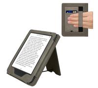kwmobile Custodia eReader Compatibile con Kobo Clara BW/Colour Cover - Cover eBook Pelle PU con Stand Cinturino Porta Carte Cuore