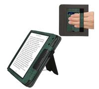 kwmobile Custodia eReader Compatibile con Kobo Libra Colour Cover - Cover eBook Pelle PU con Chiusura Magnetica Stand Cinturino Mano e Porta Carte