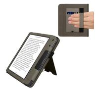 kwmobile Custodia eReader Compatibile con Kobo Libra Colour Cover - Cover eBook Pelle PU con Stand Cinturino Porta Carte Sole