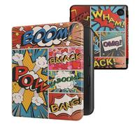 kwmobile Custodia eReader Compatibile con Kobo Libra Colour Cover - eBook Reader Flip Case - multicolore - Pop Art