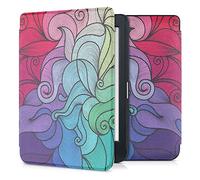 kwmobile Custodia eReader Compatibile con Kobo Nia Cover - eBook Reader Flip Case - fucsia/blu/verde - Gioco di Colore