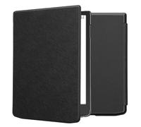 kwmobile Custodia eReader Compatibile con Pocketbook InkPad 4 / Color 3 / Color 2 Cover - eBook Reader Flip Case - Cover eReader Simil Pelle - Nero