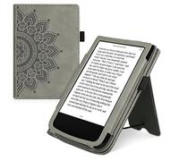 kwmobile Custodia eReader Compatibile con Pocketbook Touch Lux 4/5/HD 3/Color 2020/ Vivlio Lux 5 Cover - Cover eBook Pelle PU con Stand Cinturino Porta Carte Sole