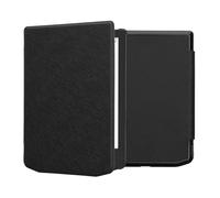 kwmobile Custodia eReader Compatibile con Pocketbook Verse/PRO/Color/Vivlio Light Cover - eBook Reader Flip Case - Cover eReader Simil Pelle - Nero
