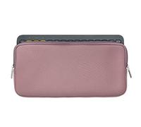 kwmobile Custodia in neoprene compatibile con Logitech K380 - Custodia per tastiera morbida da viaggio - Rosa scuro