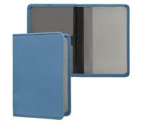 kwmobile Custodia in Neoprene per Libretto Circolazione Auto - Cover Portalibretto con Scomparti per Tessere Patente - Foderina Porta Documenti blu