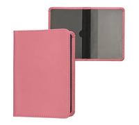 kwmobile Custodia in pelle PU per Libretto Circolazione Auto - Cover Portalibretto con Scomparti per Tessere Patente - Foderina Porta Documenti rosa antico