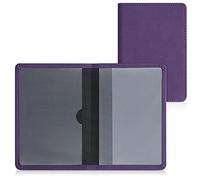 kwmobile Custodia in Pelle PU per Libretto Circolazione Auto - Cover Portalibretto con Scomparti per Tessere Patente - Foderina Porta Documenti Viola