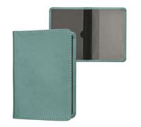 kwmobile Custodia in pelle PU per Libretto Circolazione Auto - Cover Portalibretto con Scomparti per Tessere Patente - Foderina Porta Documenti artic night