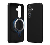 kwmobile Custodia Magnetica Compatibile con Samsung Galaxy S25 - Compatibile con MagSafe - Cover Silicone TPU Magnete - nero