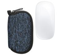 kwmobile Custodia Mouse Wireless Compatibile con Apple Magic Mouse 1/2 - Custodia Neoprene Mouse - Astuccio Porta Mouse PC Gaming Deep Ocean/Nero