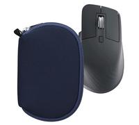 kwmobile Custodia Mouse Wireless Compatibile con Logitech MX Master 3 / Master 3S / Master 2S - Custodia Neoprene Mouse - Astuccio Porta Mouse PC Gaming blu scuro