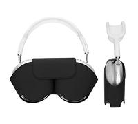 kwmobile Custodia Pelle PU Cuffie Over Ear Compatibile con Apple AirPods Max Cover - Astuccio Similpelle Porta Cuffie con Modalità Sleep - nero