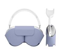 kwmobile Custodia Pelle PU Cuffie Over Ear Compatibile con Apple AirPods Max Cover - Astuccio Similpelle Porta Cuffie con Modalità Sleep - lavanda