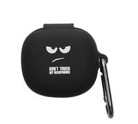 kwmobile Custodia per Anker Soundcore P20i Cover - Protezione Resistente per Auricolari Wireless - in Silicone Antigraffio - Don't touch my Headphones
