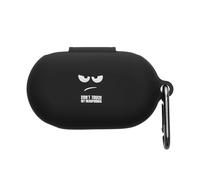 kwmobile Custodia per Anker Soundcore V20i Cover - Protezione Resistente per Auricolari Wireless - in Silicone Antigraffio - Don't touch my Headphones