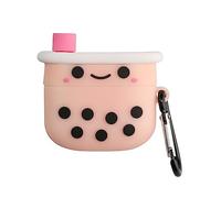 kwmobile Custodia per Apple AirPods 3 Cover - Protezione Resistente per Auricolari Wireless - in Silicone Antigraffio - Bubble Tea