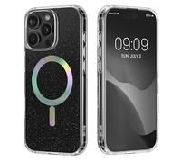 kwmobile Custodia per Apple iPhone 16 PRO Max Cover - Custodia Rigida con Bordo in TPU - Compatibile con MagSafe - Protezione Extra per Fotocamera - Trasparente