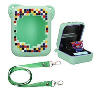 kwmobile Custodia per Bitzee (2023) Interactive Toy Cucciolo Digitale Interattivo - Cover Porta Animale Digitale per Versione Magicals - verde/multicolore