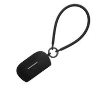 kwmobile Custodia per Bose QuietComfort Earbuds Cover - Cuffie Wireless in Silicone - Porta Auricolari - Protezione Cuffie in Ear con Cinturino - nero