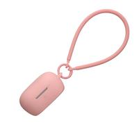 kwmobile Custodia per Bose QuietComfort Earbuds Cover - Cuffie Wireless in Silicone - Porta Auricolari - Protezione Cuffie in Ear con Cinturino - rosa antico