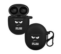 kwmobile Custodia per Google Pixel Buds Pro 2 / Pixel Buds Pro Cover - Protezione Resistente per Auricolari Wireless - in Silicone Antigraffio - Don't touch my Headphones