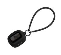 kwmobile Custodia per JBL Live Flex 3 / Live Buds 3 / Live Beam 3 Cover - Cuffie Wireless in Silicone - Porta Auricolari - Protezione Cuffie in Ear con Cinturino - nero
