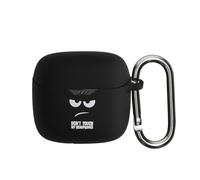 kwmobile Custodia per JBL Tune Flex Cover - Protezione Resistente per Auricolari Wireless - in Silicone AntiGraffio - Don't Touch My Headphones