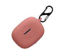 kwmobile Custodia per JBL Wave Beam/Beam 2 / Wave 200TWS Cover - Protezione Auricolari Wireless in Silicone - Antigraffio e Antiurto con Moschettone - Rilievo Petrolio
